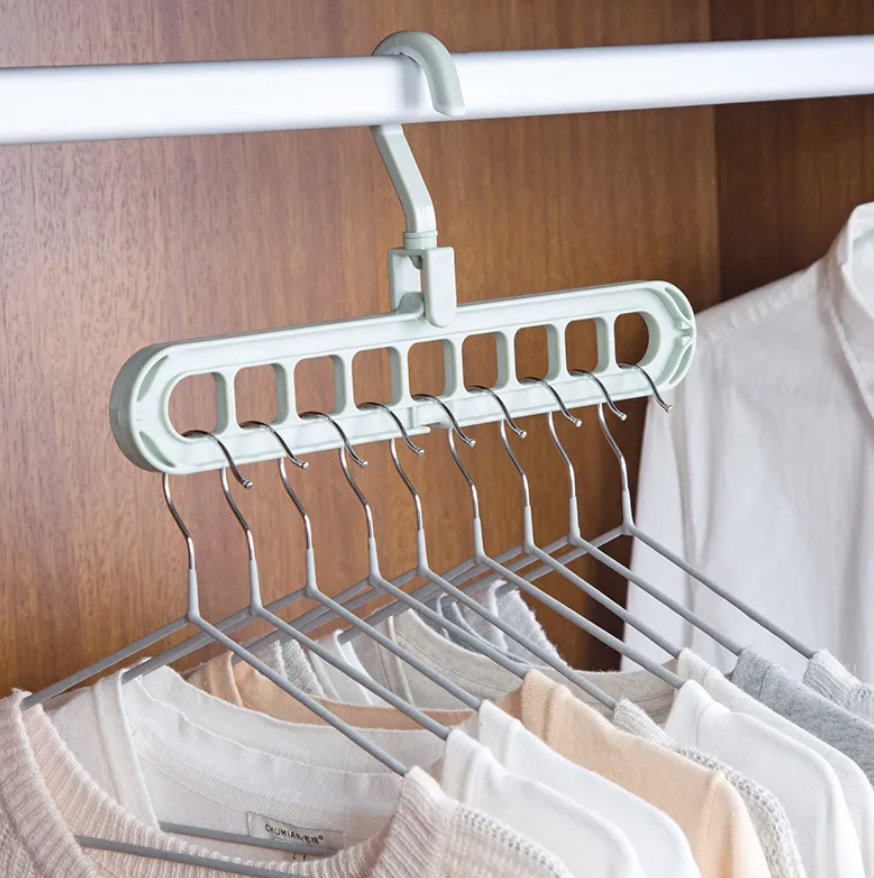Foldable Multi-Hole Clothes Hanger