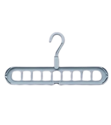 MultiLife foldable multi-purpose hanger, open, transparent background