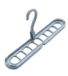 MultiLife hanger folding in half, transparent background